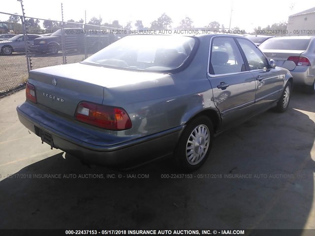JH4KA7676SC015749 - 1995 ACURA LEGEND LS GREEN photo 4
