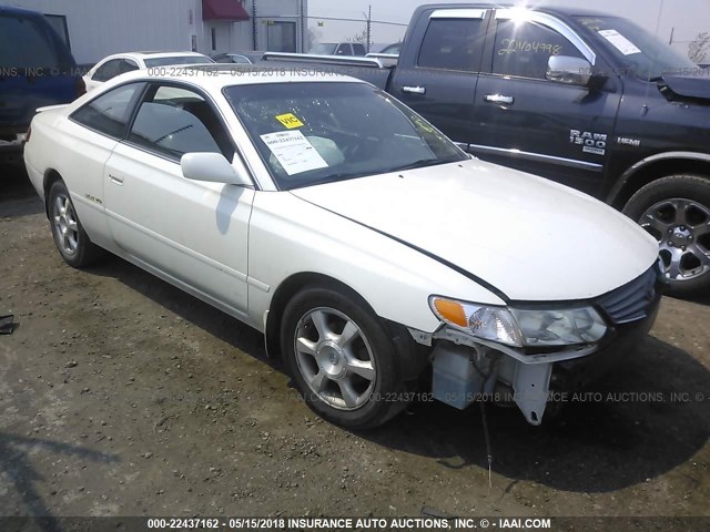 2T1CF28P23C609271 - 2003 TOYOTA CAMRY SOLARA SE/SLE WHITE photo 1