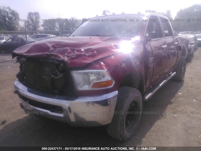 3D7UT2CL9AG183315 - 2010 DODGE RAM 2500 RED photo 6