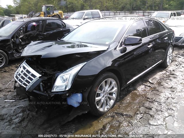2G61M5S3XF9278113 - 2015 CADILLAC XTS LUXURY COLLECTION BLACK photo 2