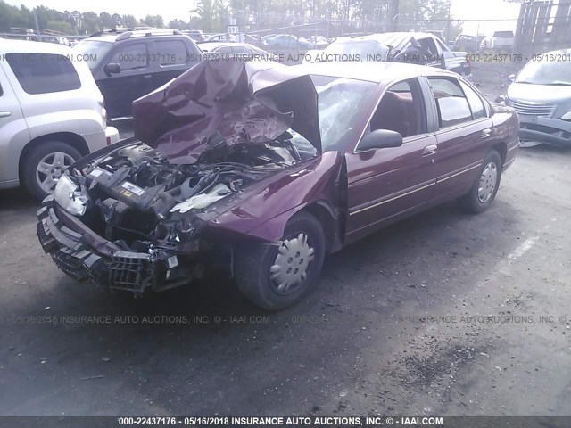 2G1WL52M4W9256910 - 1998 CHEVROLET LUMINA LS BURGUNDY photo 2