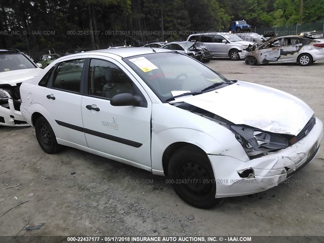 1FAFP33P93W321445 - 2003 FORD FOCUS LX WHITE photo 1