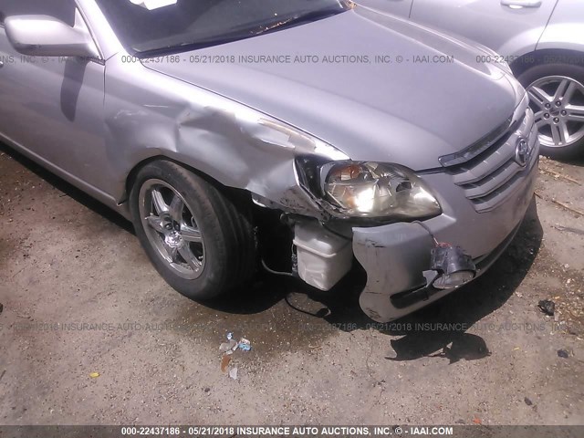 4T1BK36B17U171349 - 2007 TOYOTA AVALON XL/XLS/TOURING/LIMITED SILVER photo 6