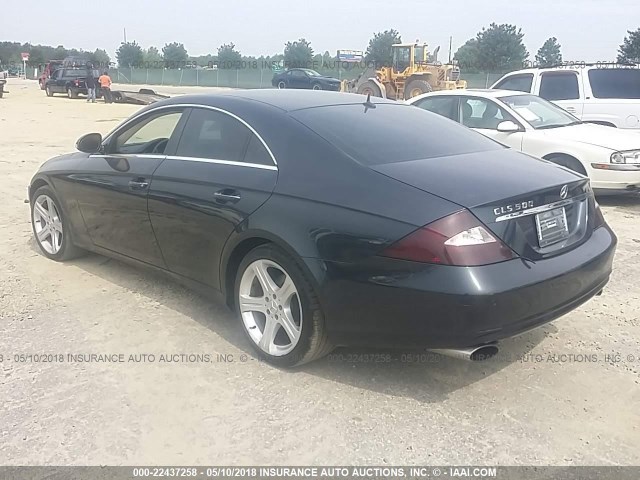 WDDDJ75X16A032638 - 2006 MERCEDES-BENZ CLS 500C BLUE photo 3