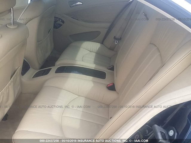 WDDDJ75X16A032638 - 2006 MERCEDES-BENZ CLS 500C BLUE photo 8