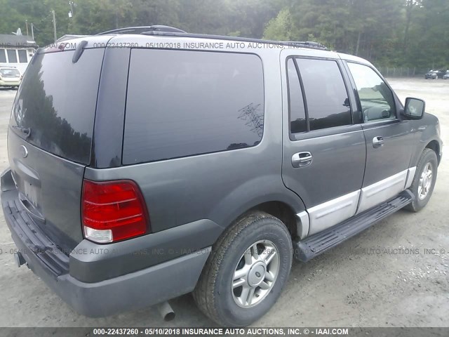 1FMRU15W54LA44865 - 2004 FORD EXPEDITION XLT 灰色 照片 4