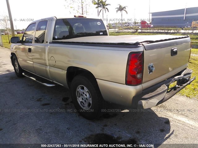 1GCEC19X64Z221901 - 2004 CHEVROLET SILVERADO C1500 GOLD photo 3