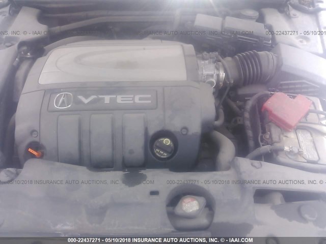 JH4KB16595C020215 - 2005 ACURA RL ვერცხლისფერი ფოტო 10