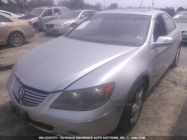 JH4KB16595C020215 - 2005 ACURA RL ვერცხლისფერი ფოტო 2