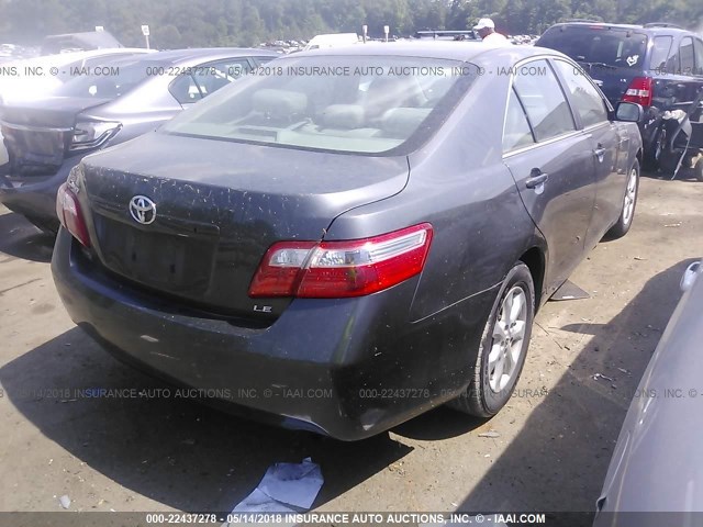 4T1BE46K39U869901 - 2009 TOYOTA CAMRY SE/LE/XLE GRAY photo 4