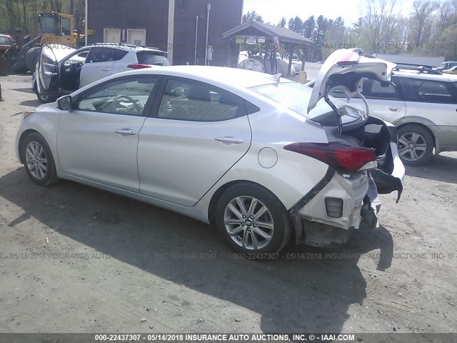 KMHDH4AE4EU079969 - 2014 HYUNDAI ELANTRA SE/SPORT/LIMITED SILVER photo 3