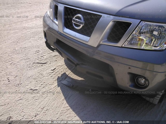 1N6AD0EV0JN716721 - 2018 NISSAN FRONTIER S/SV/SL/PRO-4X GRAY photo 6