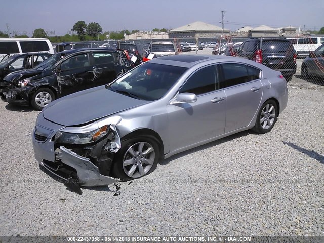 19UUA8F56DA017208 - 2013 ACURA TL TECH GRAY photo 2