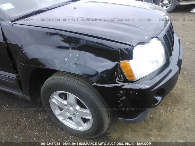 1J4GS48K76C166748 - 2006 JEEP GRAND CHEROKEE LAREDO/COLUMBIA/FREEDOM 黑色 照片 6