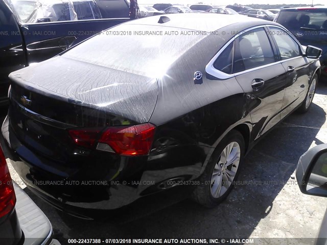 2G1125S32E9128264 - 2014 CHEVROLET IMPALA LT BLACK photo 4