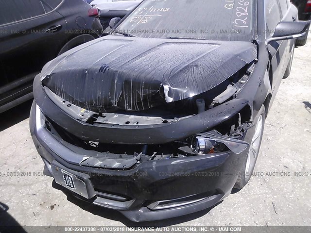 2G1125S32E9128264 - 2014 CHEVROLET IMPALA LT BLACK photo 6