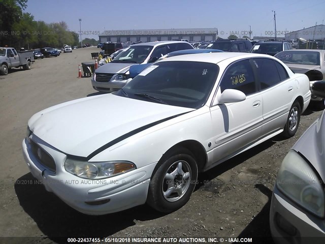 1G4HP52K844106071 - 2004 BUICK LESABRE CUSTOM WHITE photo 2