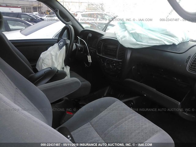 5TBET341X5S479025 - 2005 TOYOTA TUNDRA DOUBLE CAB SR5 WHITE photo 5