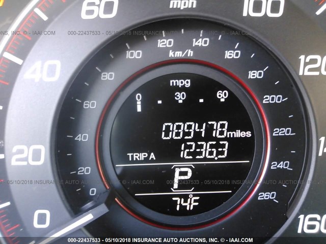 1HGCR2F53DA222924 - 2013 HONDA ACCORD SPORT 黑色 照片 7