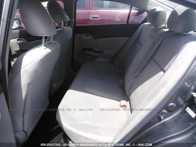 2HGFB2F61CH557304 - 2012 HONDA CIVIC HF GRAY photo 8