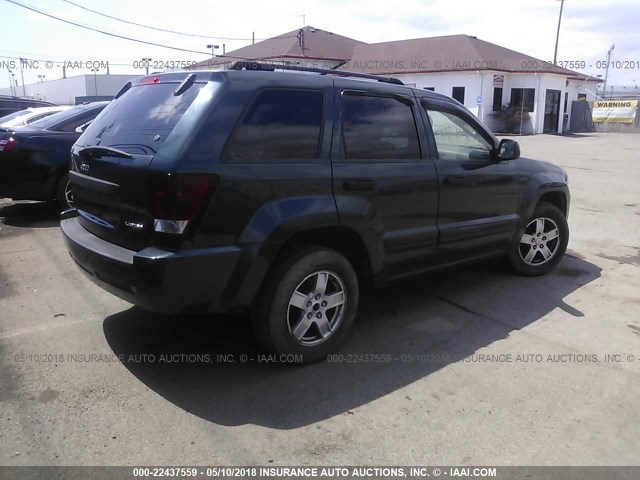 1J4GR48K05C611986 - 2005 JEEP GRAND CHEROKEE LAREDO/COLUMBIA/FREEDOM 绿色 照片 4