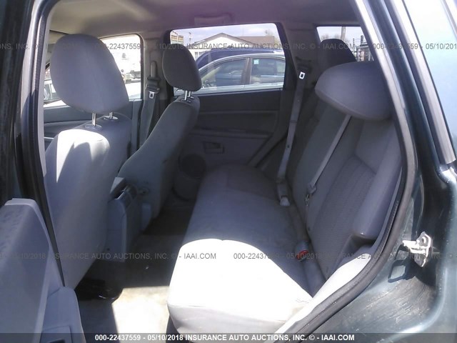 1J4GR48K05C611986 - 2005 JEEP GRAND CHEROKEE LAREDO/COLUMBIA/FREEDOM 绿色 照片 8