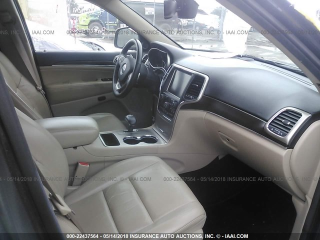 1C4RJEBGXEC393586 - 2014 JEEP GRAND CHEROKEE LIMITED BLACK photo 5