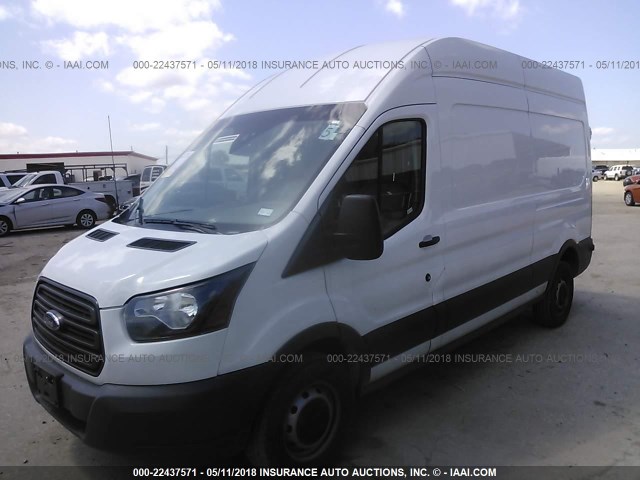 1FTYR2XM1JKA15951 - 2018 FORD TRANSIT T-250 WHITE photo 2