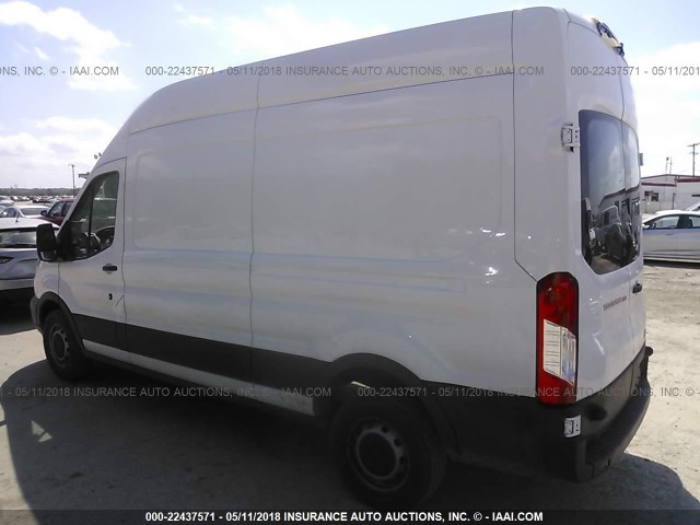 1FTYR2XM1JKA15951 - 2018 FORD TRANSIT T-250 WHITE photo 3