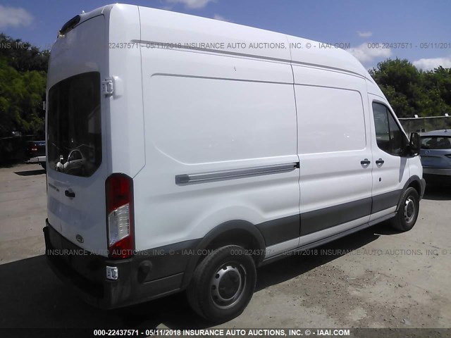 1FTYR2XM1JKA15951 - 2018 FORD TRANSIT T-250 WHITE photo 4