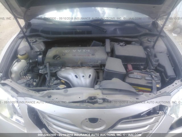 4T1BE46K57U617015 - 2007 TOYOTA CAMRY NEW GENERAT CE/LE/XLE/SE GOLD photo 10