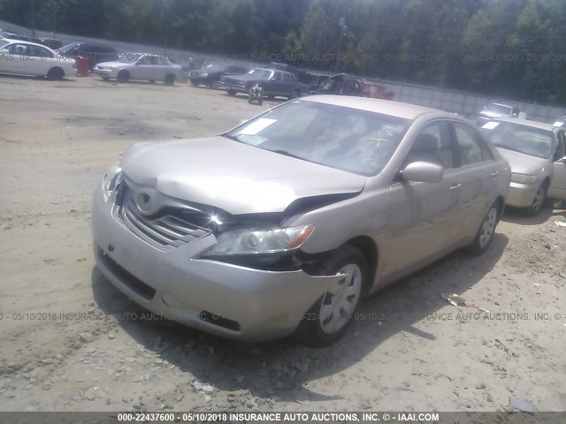 4T1BE46K57U617015 - 2007 TOYOTA CAMRY NEW GENERAT CE/LE/XLE/SE GOLD photo 2