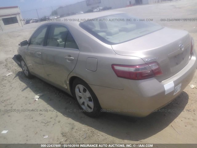 4T1BE46K57U617015 - 2007 TOYOTA CAMRY NEW GENERAT CE/LE/XLE/SE GOLD photo 3