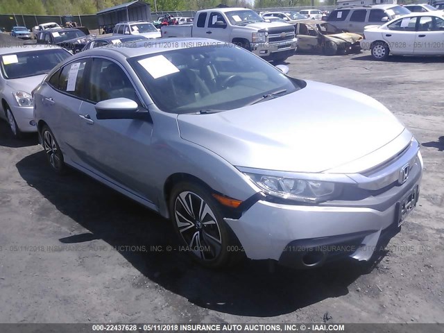 2HGFC1F70GH638722 - 2016 HONDA CIVIC EXL SILVER photo 1