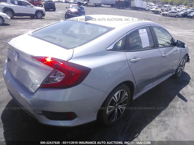 2HGFC1F70GH638722 - 2016 HONDA CIVIC EXL SILVER photo 4