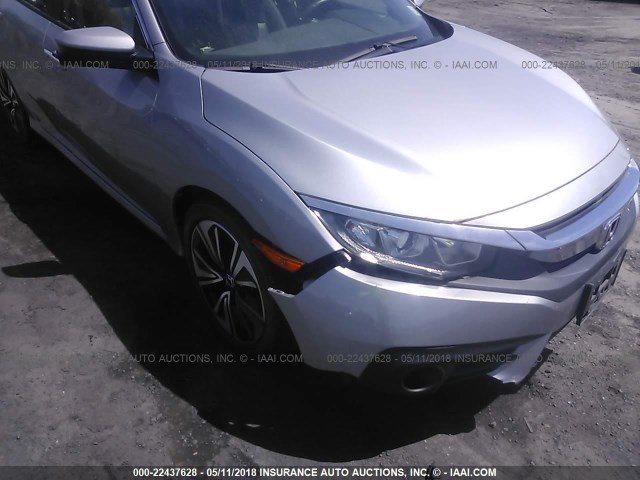 2HGFC1F70GH638722 - 2016 HONDA CIVIC EXL SILVER photo 6