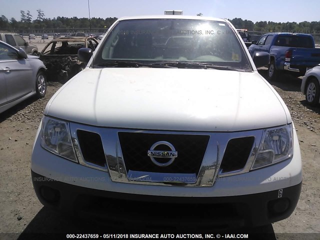 1N6BD0CT3GN783831 - 2016 NISSAN FRONTIER S/SV WHITE photo 6