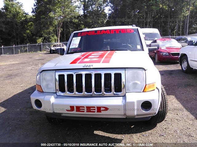 1J8HH48K57C518485 - 2007 JEEP COMMANDER ვერცხლისფერი ფოტო 6