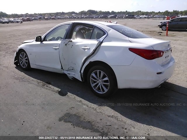 JN1EV7AP8HM738938 - 2017 INFINITI Q50 PREMIUM/SPORT/SE WHITE photo 3