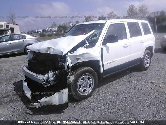 1C4NJPBA5ED502648 - 2014 JEEP PATRIOT SPORT Unknown photo 2