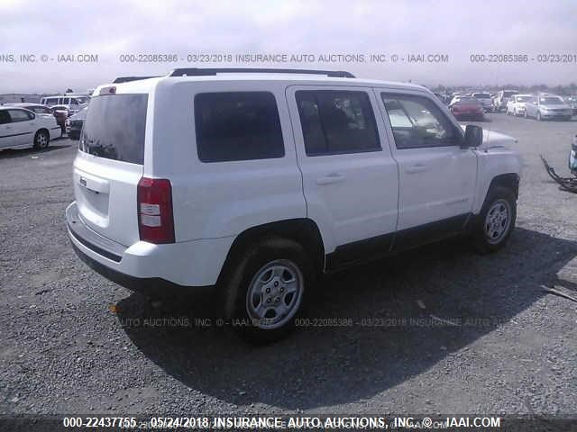 1C4NJPBA5ED502648 - 2014 JEEP PATRIOT SPORT Unknown photo 4