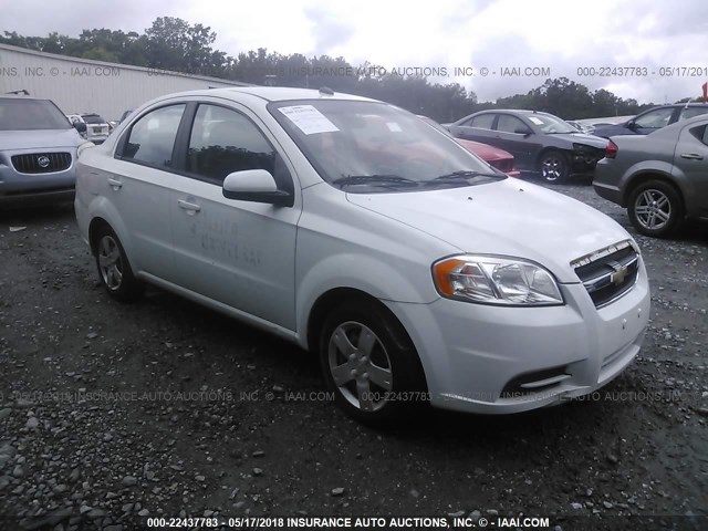 KL1TD5DE4BB135890 - 2011 CHEVROLET AVEO LS/LT 白色 照片 1