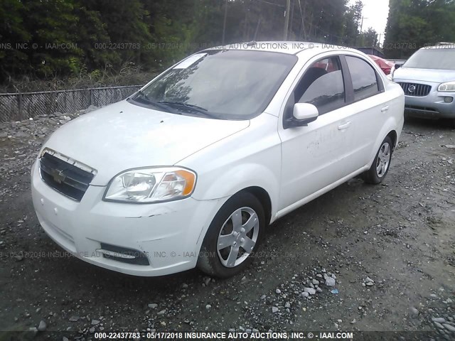 KL1TD5DE4BB135890 - 2011 CHEVROLET AVEO LS/LT 白色 照片 2