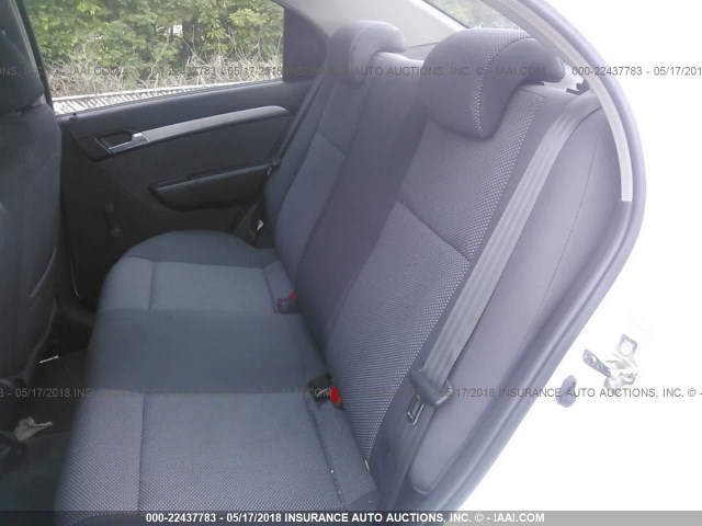 KL1TD5DE4BB135890 - 2011 CHEVROLET AVEO LS/LT 白色 照片 8