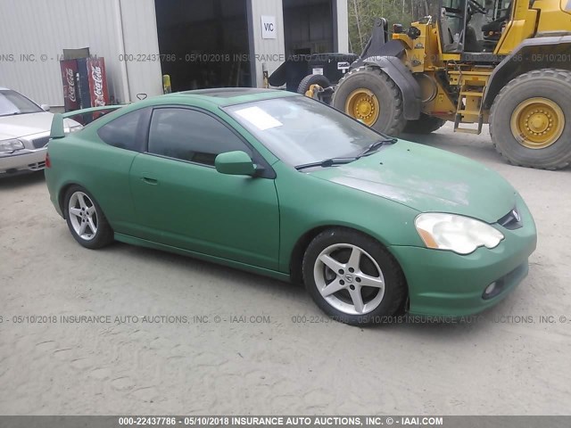 JH4DC53002C016846 - 2002 ACURA RSX TYPE-S GREEN photo 1