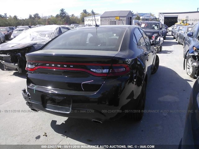 1C3CDFBB7ED803489 - 2014 DODGE DART SXT BLACK photo 4