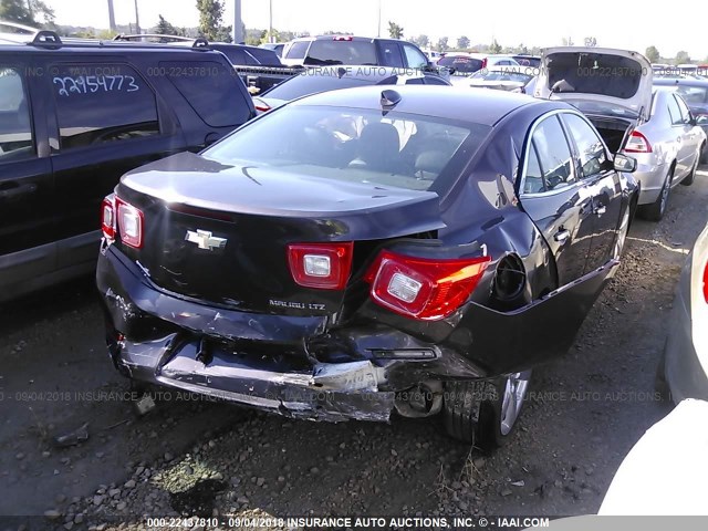 1G11G5SXXFF118370 - 2015 CHEVROLET MALIBU LTZ 紫色 照片 4