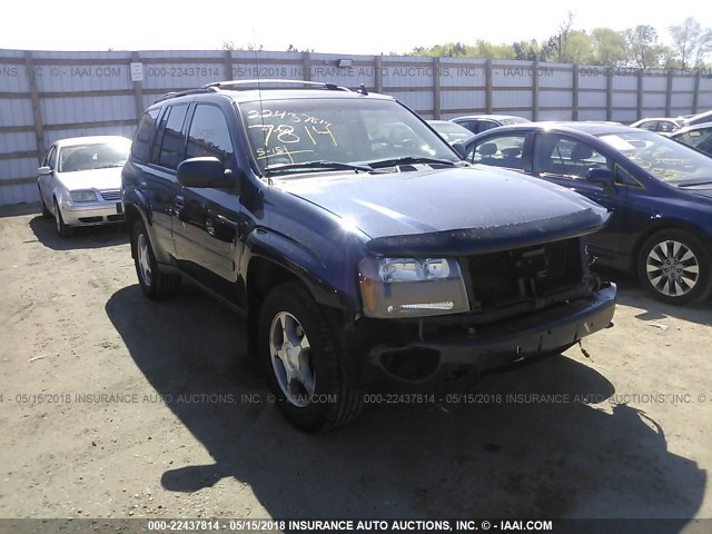 1GNDT33S592115435 - 2009 CHEVROLET TRAILBLAZER LT BLUE photo 1