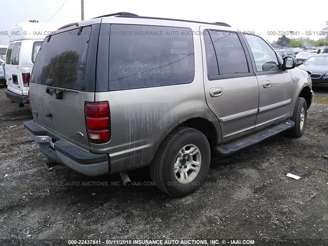 1FMPU16L22LA44010 - 2002 FORD EXPEDITION XLT 棕色 照片 4