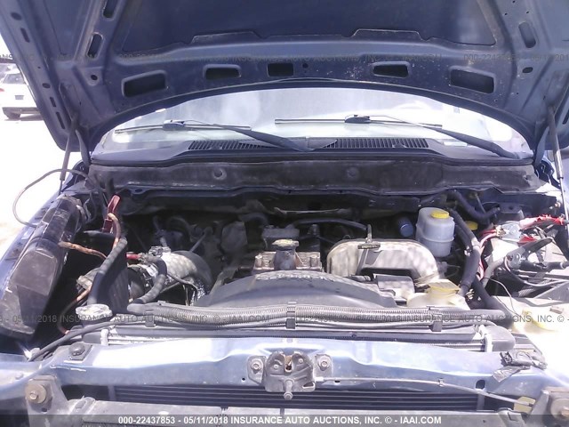 3D7KU28C73G710235 - 2003 DODGE RAM 2500 ST/SLT 蓝色 照片 10